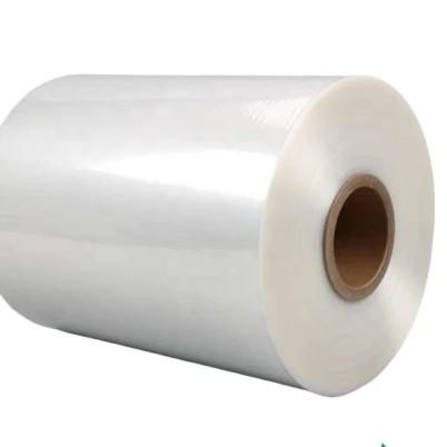 Quality Single Wound 25 Micron PVC Shrink Wrap Film Clear PVC Wrapping Roll for sale