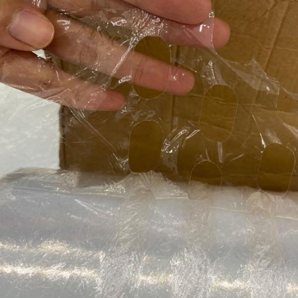 Quality Transparent Vented LDPE Stretch Film 420mm x 1200m Pre Stretch Pallet Wrap for sale