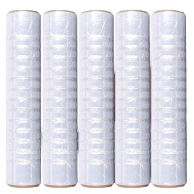 China Transparent Vented LDPE Stretch Film 420mm x 1200m Pre Stretch Pallet Wrap for sale