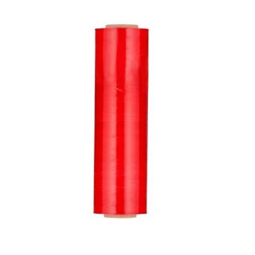 Quality Red Color 30 Micron LDPE Stretch Film Flexible Pallet Wrap Stretch Film for sale