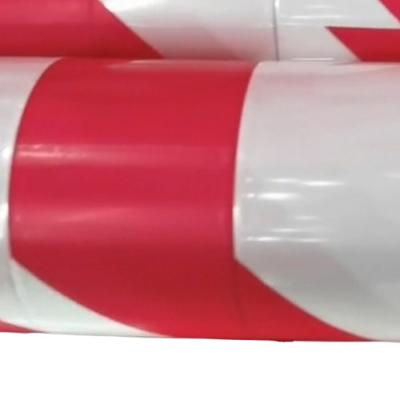 Chine 80 - 150 microns film protecteur PE LDPE HDPE ruban rouge blanc d'avertissement à vendre