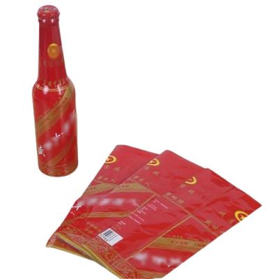 China Bottle Heat Shrink Wrap Labels Thermal PVC Shrink Sleeve Label for sale
