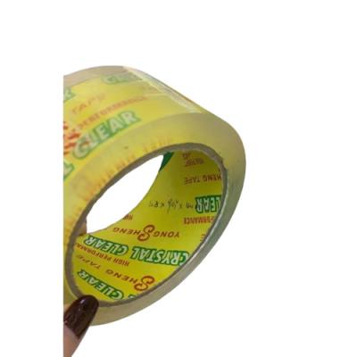 China Super Clear Crystal Clear BOPP Tape Adhesive For Packaging for sale