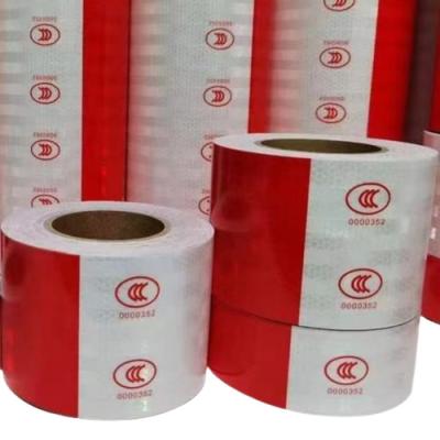 China Printed Red And White Warning Tape BOPP Marking And Warning Tape for sale