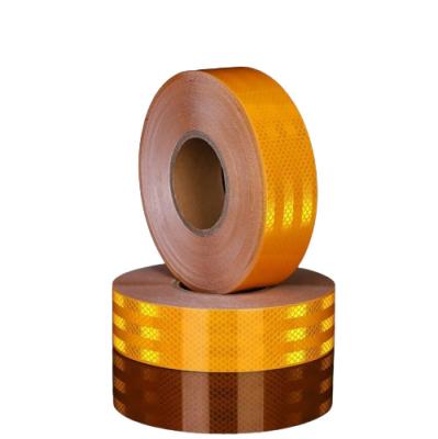 中国 オレンジ ホワイト レッド 反射型交通テープ BOPP 暫定道路標識テープ 販売のため