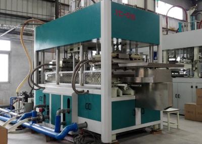 China Sugarcane Fiber Paper Plate Forming Machine for Moulded Lunch Boxes for sale