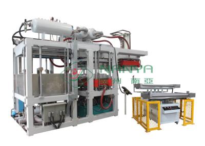 China Green Automatic Paper Plate Making Machine / Disposable Plates Making Machine for sale