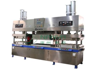 China Máquina de fabricación de placa de papel manualmente moldeada de la disposición de la pulpa para la formación de la taza de papel/de las placas/de los cuencos en venta
