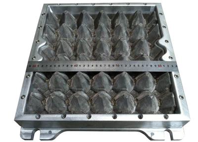 China Plastic 30 Cavities Egg Tray Dies Paper Egg Box Aluminum Moulds with CNC for sale
