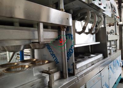 China Biologisch abbaubare Essgeschirr-/Pappteller-Herstellungs-Maschine halb automatisches 1000pcs/h zu verkaufen