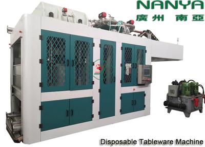 China Automatic Biodegradable Bagasse Pulp Molding Equipment / Plate Making Machine for sale
