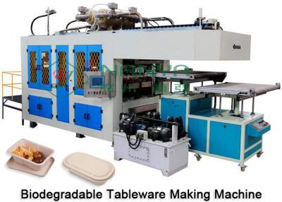 China Paper Plate Tableware Making Machine Dry And Cut In Mold CE Certificate for sale