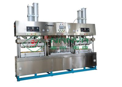 China Wegwerfbagassen-Pappteller-Herstellungs-Maschine mit PLC 1100*800mm zu verkaufen