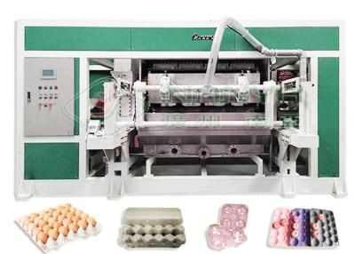 China Rotary Egg Tray Forming Machine / Egg Tray Equipment Energy Saving for sale