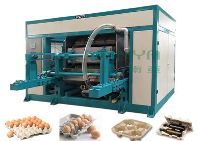 China Recycle Paper Moulding Egg Tray Production Line , High Output Egg Box Machine for sale