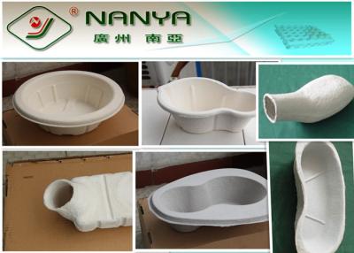China Molded Paper Pulp Medical Care Products / Bed pan / Kidney Tray / Urinal Pot for sale