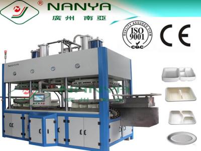 China Fast Food Box / Disposable Tableware Making Machine Drying in Mould 7000Pcs / H for sale