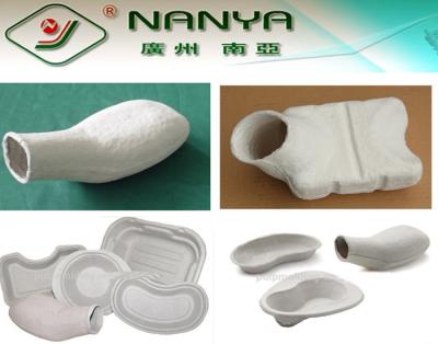 China Kundengerechte Wegwerfmasse geformte Produkte, Pflegematerial-Toilette Pan zu verkaufen
