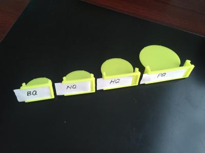 China Bloque de la bandeja de la base de tamaños de base del HQ NQ PQ/marcador de las bandejas de la base del taladro de intensidad alta en venta