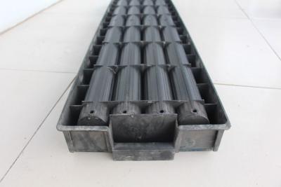 China High Intensity Black Plastic Core Tray For Drilling Explore 55mm Rock Core for sale
