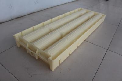 China Strong Temperature Resisting PP PQ Core Tray With Three Yellow Channels for sale