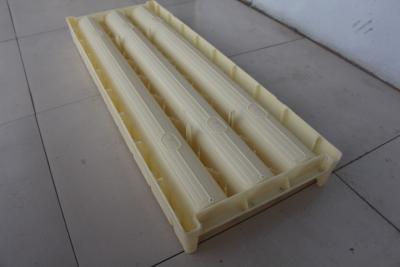 China Three Channels Yellow Rock Core Boxes For Geological Mining High Strength for sale
