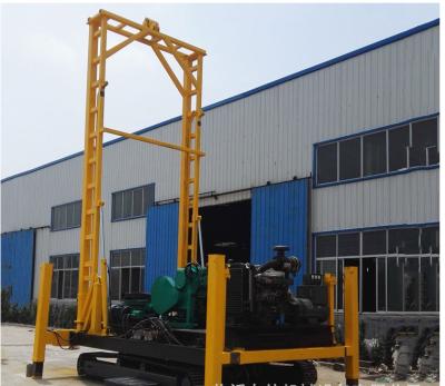 China Steel Crawler Truck Mounted Water Well Drilling Machine For Rock Stratum for sale