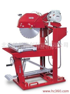 China Wet Cutting Method Core Cut Concrete Saw / Red Concrete Saw Cutting Machine for sale