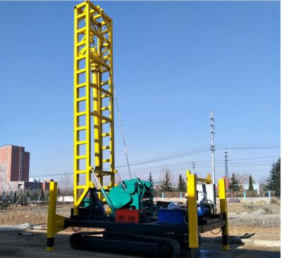 China Turnplate Rotary Safety Water Drilling Rig With 30KN Lifting Capacity Blue for sale