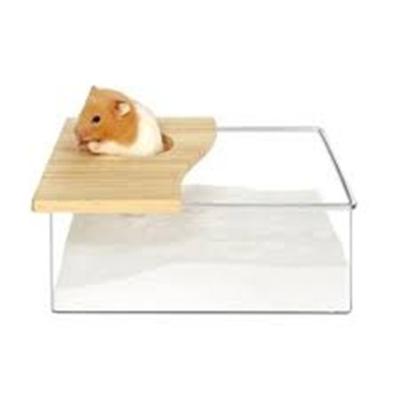 Chine Cage à emporter portative de hamster de petite d'animal familier de transport de BÂILLON boîte en plastique solide de feuille à vendre