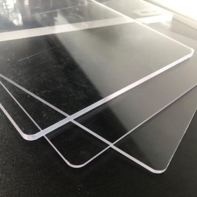 China Clear Plastic PETG Sheet With Round Corner for sale