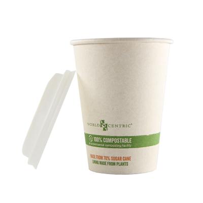 China Tapa de lámina de plástico biodegradable Tapas planas Pla Cover en venta