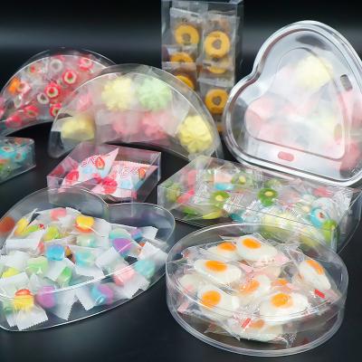 China PET Plastic Chocolate Strawberry Gift Boxes Clear Folding Candy 0.20mm for sale