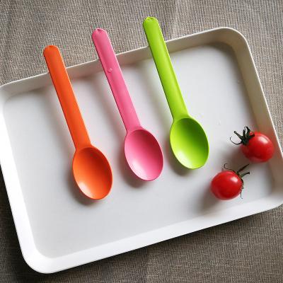 China Colorful Cornstarch Disposable Fork Fruit Serving Salad PLA Plastic Dessert Compostable for sale