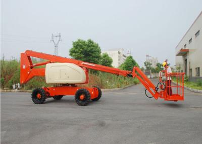 China Telescopic / Articulating Type Mobile Aerial Platform , Outdoor Aerial Working Man Lift for Rent for sale
