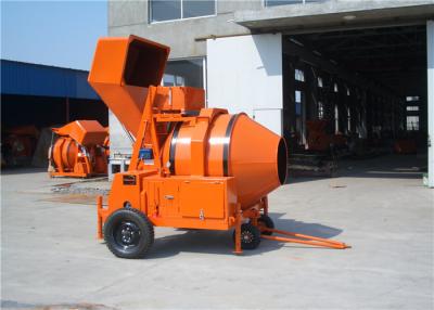 China Hydraulic Tipping Hopper Mobile Diesel Concrete Mixer Machine For Concrete Mixing Works for sale