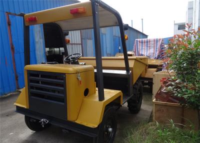 China 1500kgs Site Works Concrete Dumper with 11KW Diesel Engine And  Hydraulic Tipping Hopper 2WD for sale