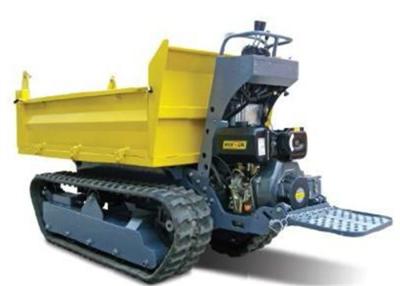 China 1 tons Crawler Mini Tracked  Dumper With Hydraulic Pump Stepless Speed Changes for sale