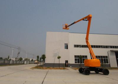 China 2 Wheel Drive Hydraulic Boom Lift 19.7M Working Height 360° continuous Turntable Swing for sale