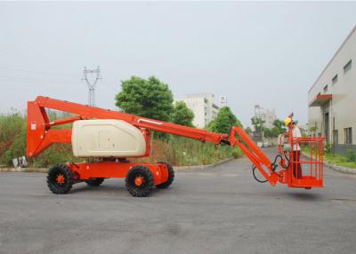 China Hydraulic 20M Articulated Boom Cherry Picker Lift With Cummins Engine 180° Platform Rotation for sale