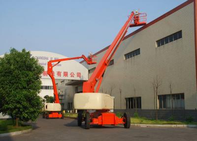 China Gemotoriseerde Gearticuleerde Hydraulische Boomlift voor Lucht de Hoogte230kg Nominaal vermogen van de het Werk24m Lift Te koop