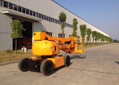 China 12M Articulated Boom Cherry Picker Truck for 7.6M Max Horizontal Reach Aerial Operation for sale