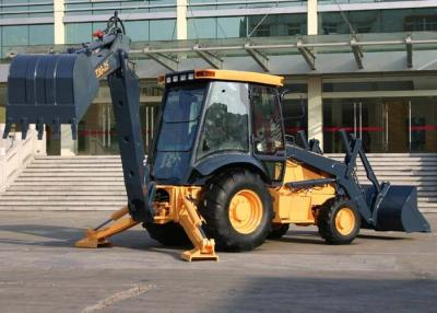 China Cummins Diesel Engine Construction Backhoe	, 1.0m3 Loading Capacity Tractor Front Loader for sale