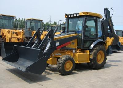 China 0.8 - 1.2m3 Bucket Capacity Tractor Backhoe Loader , Deutz Diesel Engine Construction Heavy Machinery for sale