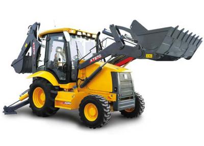 China Construction Project Big Compact Tractor Loader Backhoe 21 Mpa Max Systemic Pressure for sale