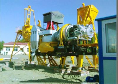 China Drying Drum Horizontal Twin Shaft  Asphalt Mixing Plant , 15TPH Concrete Batching Plant for sale