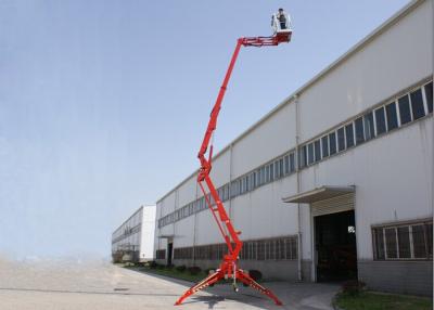 China 16M Trailer Mounted Boom Lift Hydraulic Towable With 14M Platform Height KD-P16 for sale