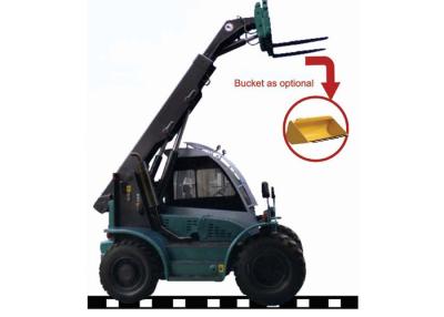 China 6M Max Lifting Height Telescopic Boom Forklift for Goods Transportation / Engineering Building for sale