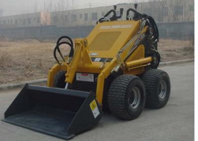China Rigid Frame Compact Skid Steer Loader , 20 HP Rated Power Small Skid Loader for sale