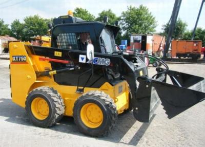 China Bobcat Attachments Full Hydraulic Compact Wheel Loader , 70HP Power Loader Skid Steer for sale